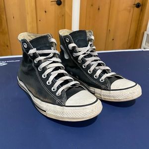 Black CONVERSE High tops